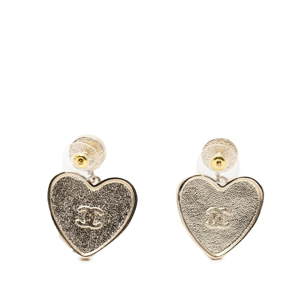CHANEL Black Pearl Logo Earrings - Picture 2 of 4